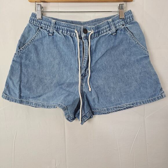 Carole Little Pants - Women’s Vintage Street Wear Carole Little Denim Shorts Drawstring Pockets Size 6